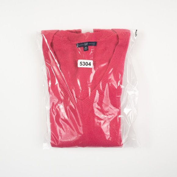 GAP pink v-neck tunic sweater size XS - Picture 5 of 5